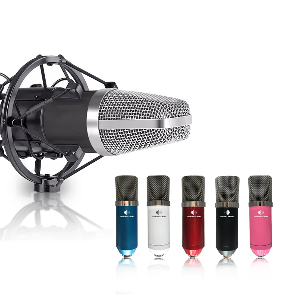 GAM-700 профессиональный студийный вещательный конденсаторный микрофон с подвесным креплением и монтажным зажимом BM700