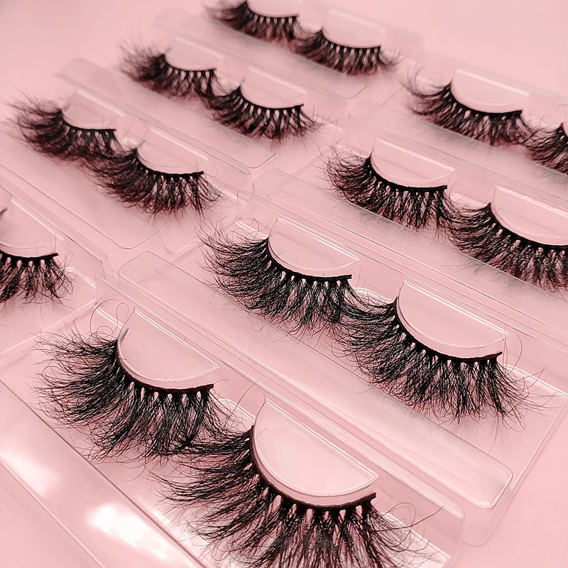 fluffy wispy dramatic mink lashes 5d mink eyes lashes eyelash 25mm 25mm-30mm 3d mink eyelashes 14 mm