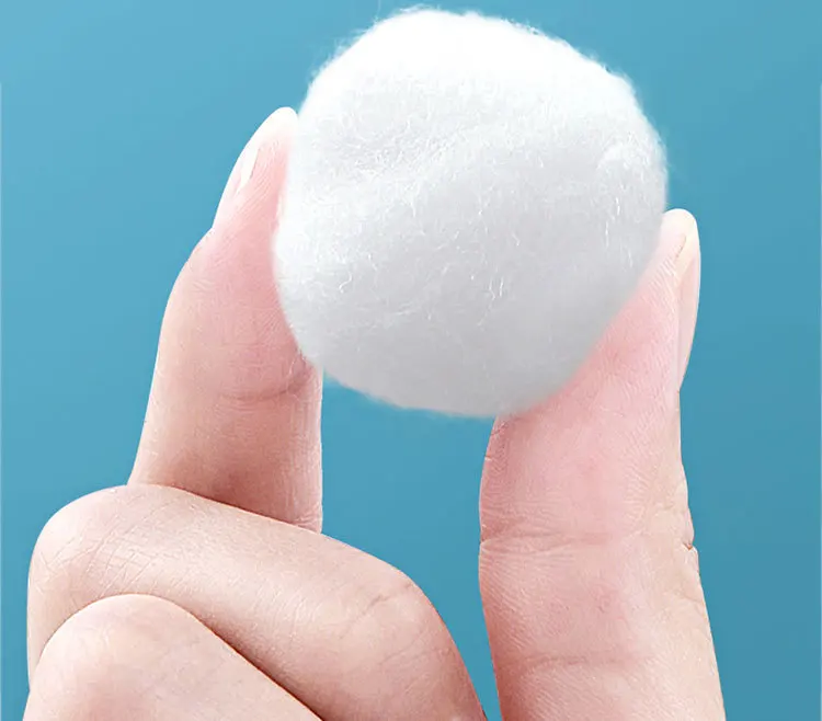 200g Small Cotton Balls for Makeup Nail Polish Removal Pet Care Applying Oil Lotion or Powder Soft and Absorbent