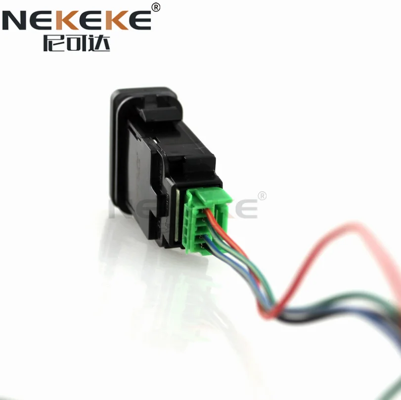 NEKEKE hot Selling the world Competitive Price SPST ON-OFF marine 5 pin led rocker switch