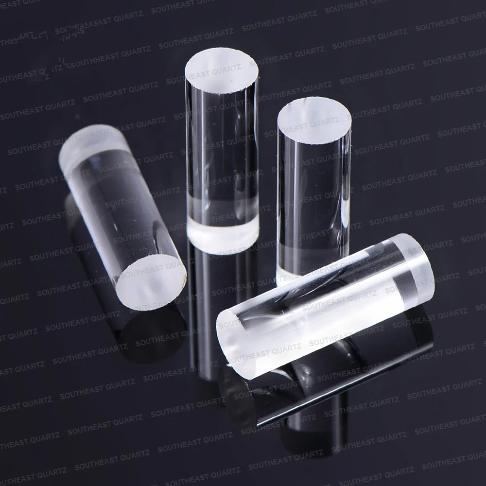 High Purity Clear Quartz Square Rod Round Optical Quartz Glass Rod from China