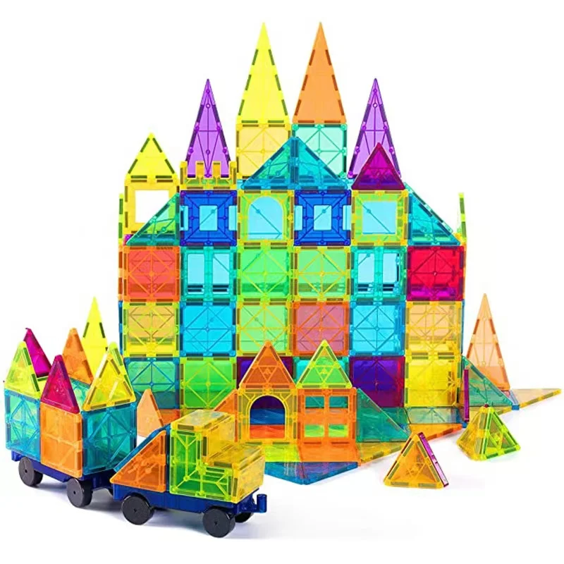 2024 New Trend Preschool STEM Magnet Toys Magnetic Blocks Building Construction Toys Magnetic Tiles Toys For Kids Suppliers