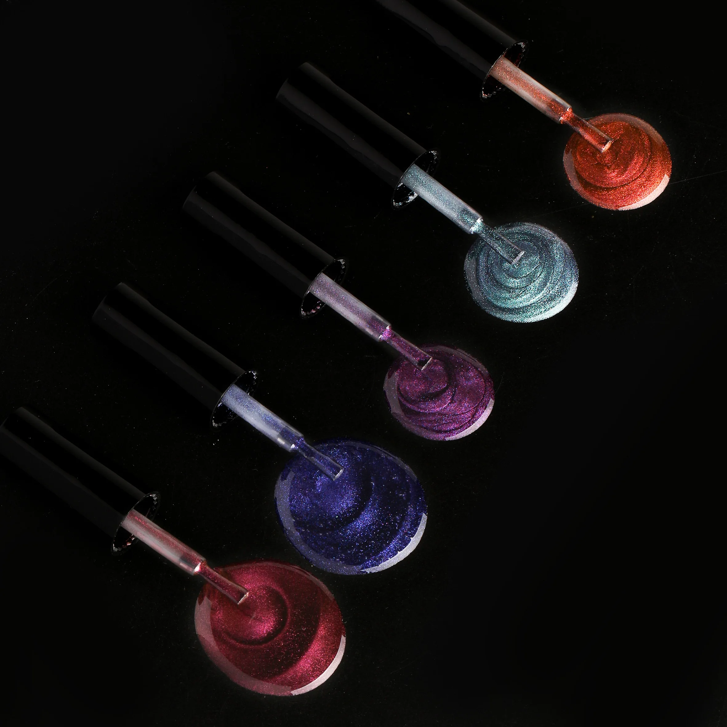 High quality Candy Colors Glitter Gel Polish Magnetic Cat Eye UV Gel Varnish for Nail Art Design