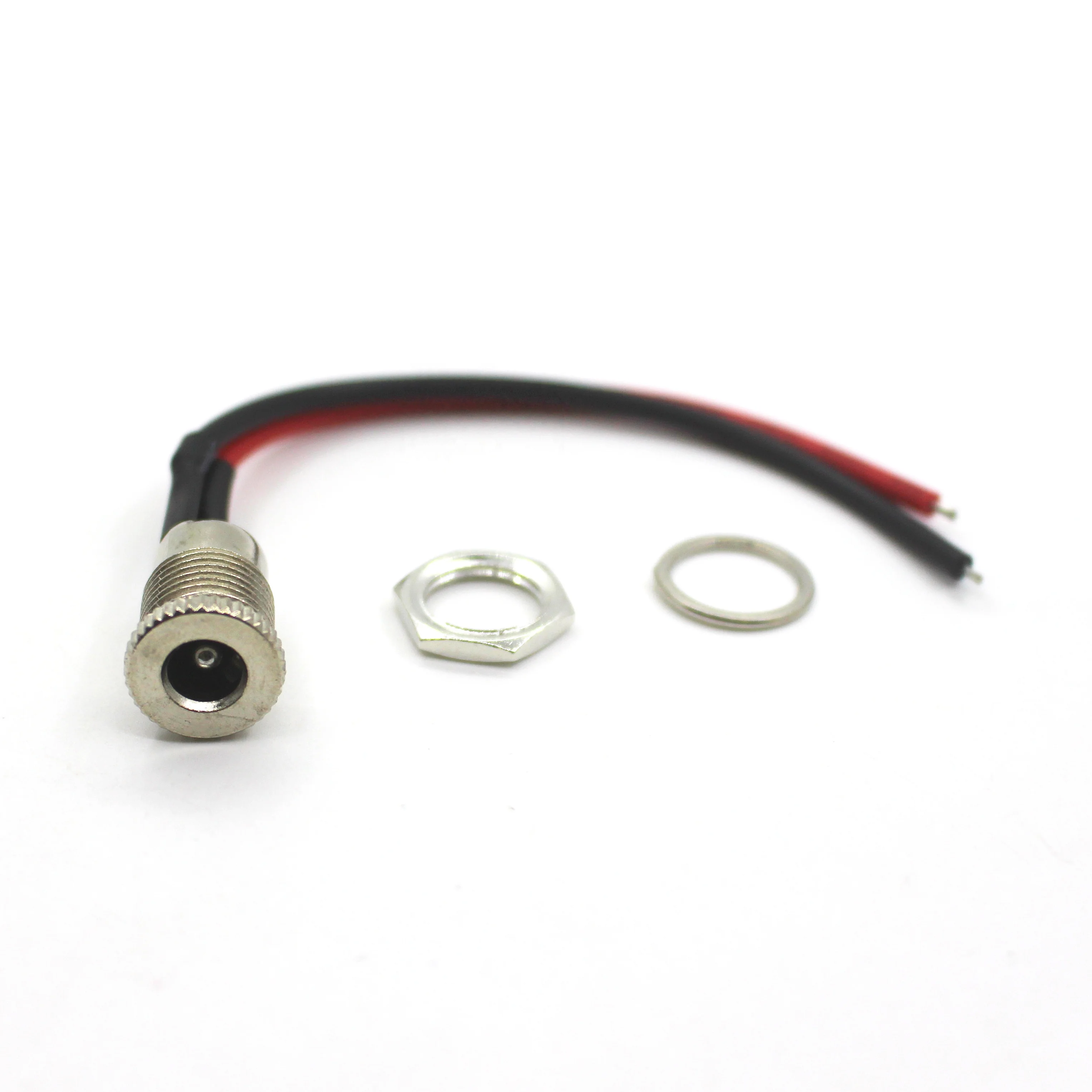 DC-099 5.5 mm x 2.1mm nickel plated DC Power Jack Socket Female Panel Mount Connector 5.5*2.1 5.5*2.5 5.5X2.5 dc099