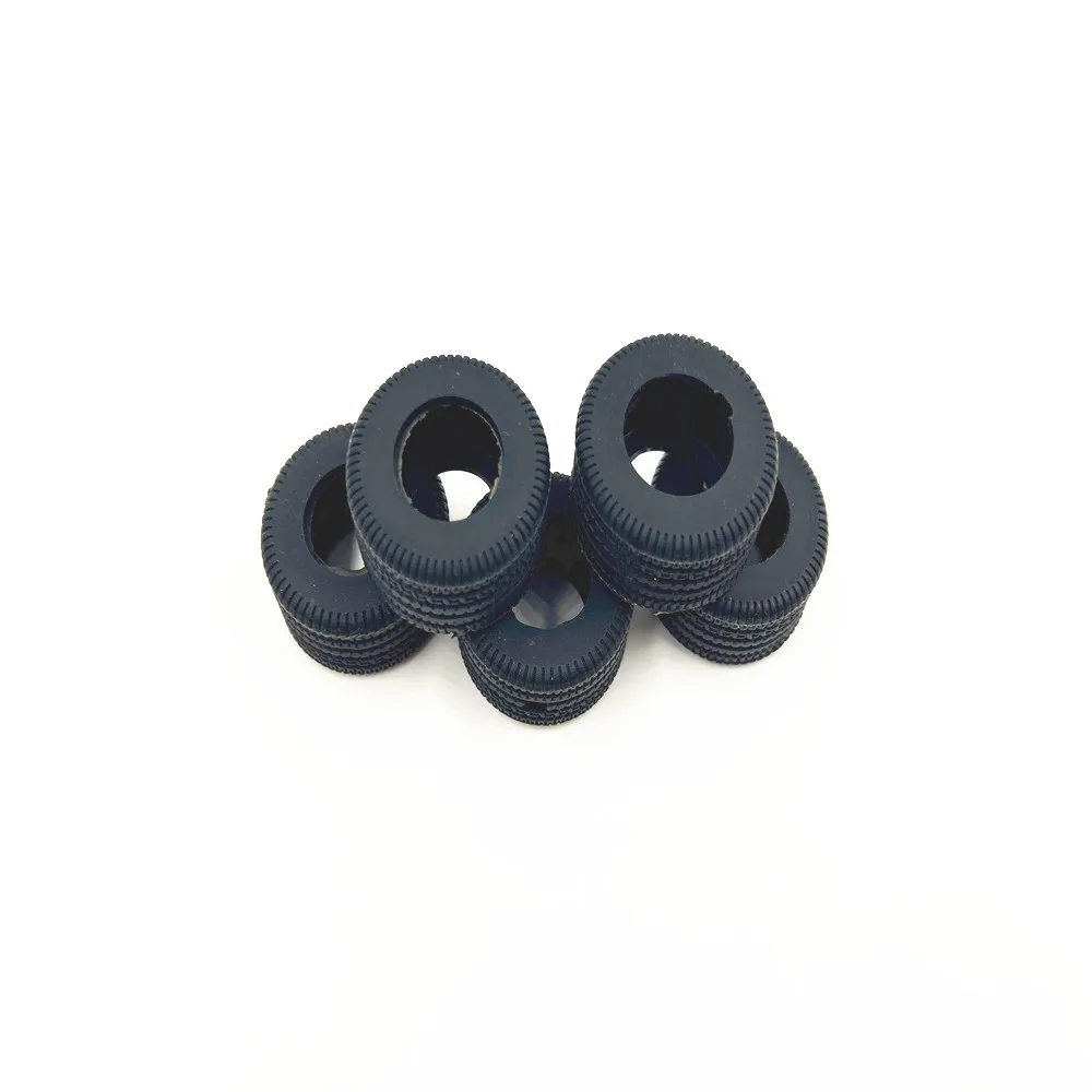 China factory made silicone material Toy car company logo printed Toy car accessories silicone Tyre round shape