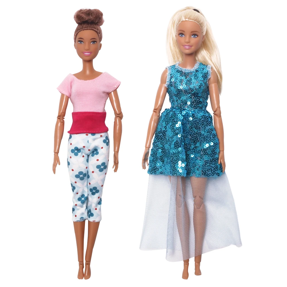 Newest Doll Dress Short Ballet Dresses For Barbie Doll Clothes Fashion Clothes For Barbie Dolls Outfits Doll