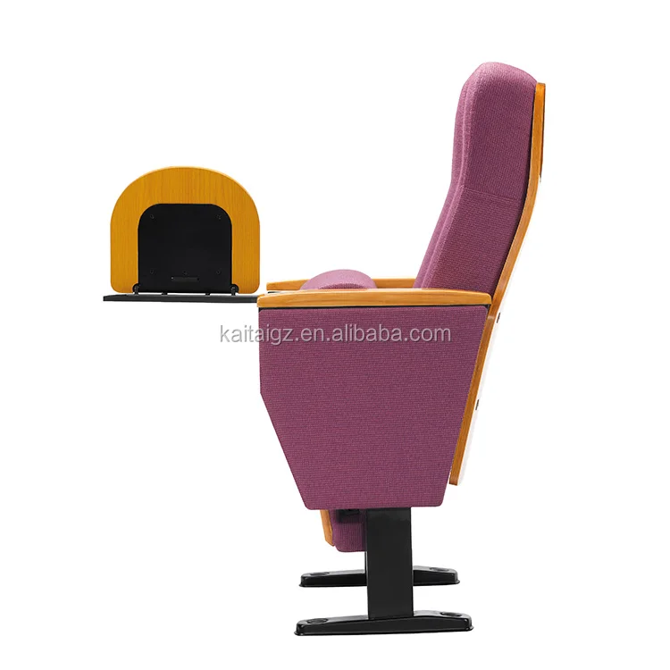 
Retractable auditorium cinema chair with armrest for theater cinema school church seat 