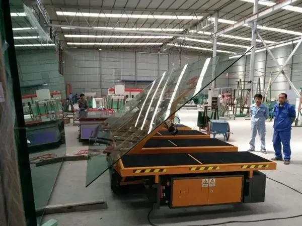 Automatic Remote Mobile Unloading Loading Air Flotation Table Glass Loading Machine