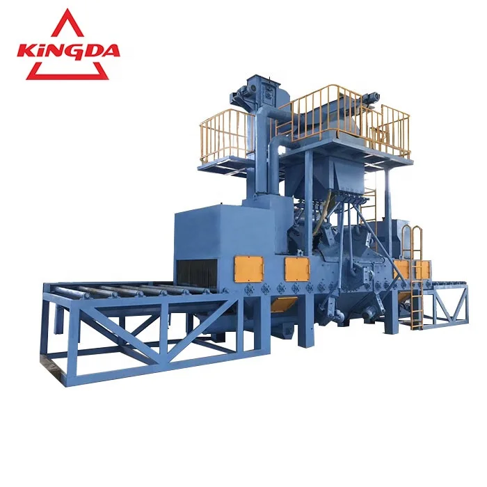 
QH698 series pass-through type sand blasting machine / abrasive blaster for H-beam / I-beam 