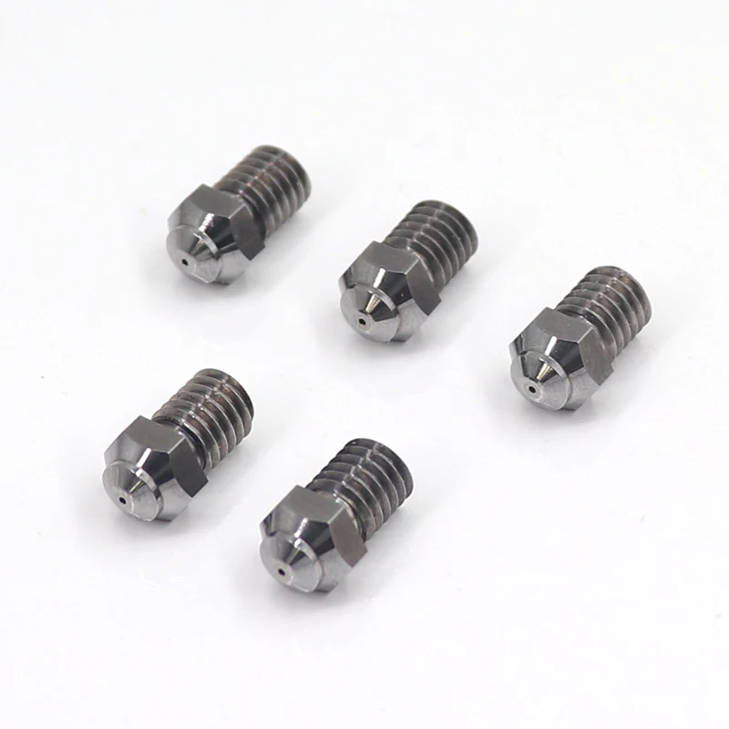 3D принтер аксессуары латунь карбид вольфрама сопла с высоким потоком твердая сталь 0 4 мм