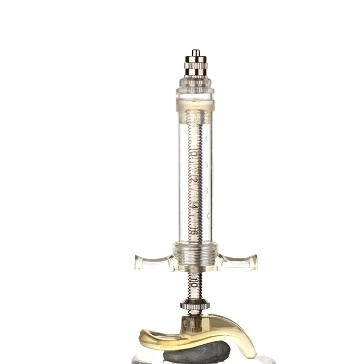 China factory plastic steel livestock vaccinator inseminating syringe for poultry