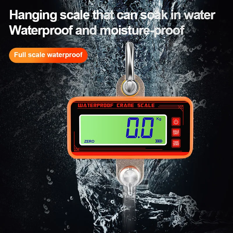 OCS-P3 Waterproof Calibrate Digital Crane Weighing Scale 0.1t 0.3t 0.5t 0.8t 1t 1.2t 1.5t  Heavy Duty Electronic Hanging Scale