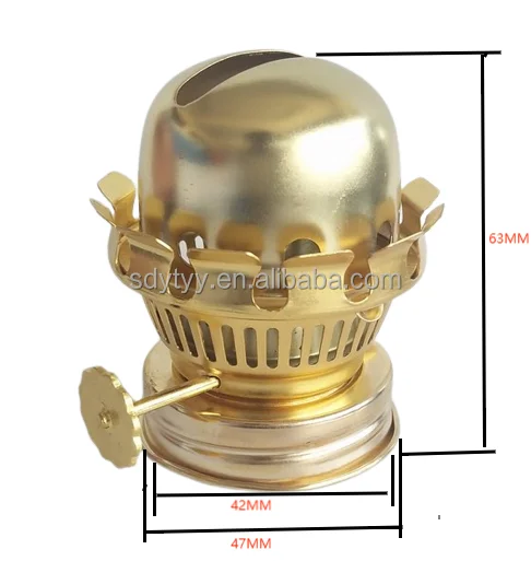 GOLDEN COLOR FLAT  WICK  8 HOLES KEROSENE LAMP BURNER,LANTERN BURNER