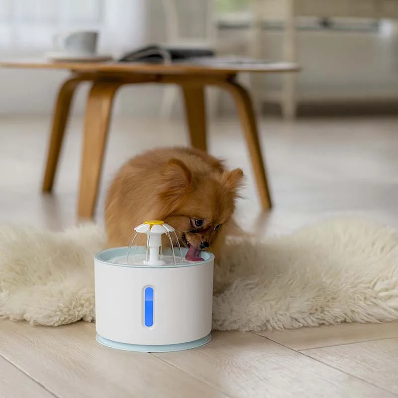 Cat Water Fountain USB Dog Drink Bowl Active Carbon Filter Automatic Pet Drinking Electric Dispenser Bowls Cats Drinker