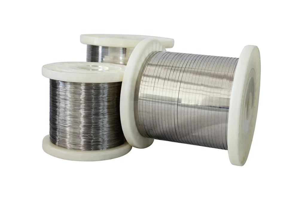 Oxidation Color Nichrome 80 20 Electric Resistance Flat Wire Ribbon