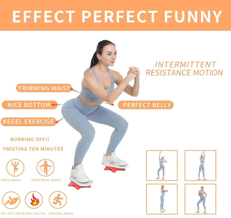 Wholesale Fashionable Fitness Gym Equipment Ab Waist Twisting Disc New Generation Of Ab Twist Board for Ab Exercise Abs Core