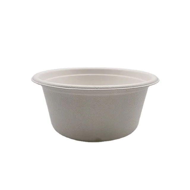 
100% Compostable Disposable Biodegradable Sugarcane Bagasse Salad/Noodles/Soup Eco Friendly Bowl 
