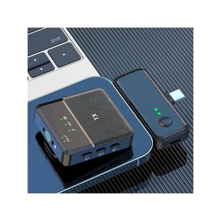 Wireless Lapel Microphone Noise Reduction Wireless Clip-on Microphone SX31 Dual HD Sound Mic Wireless Lavalier Microphone