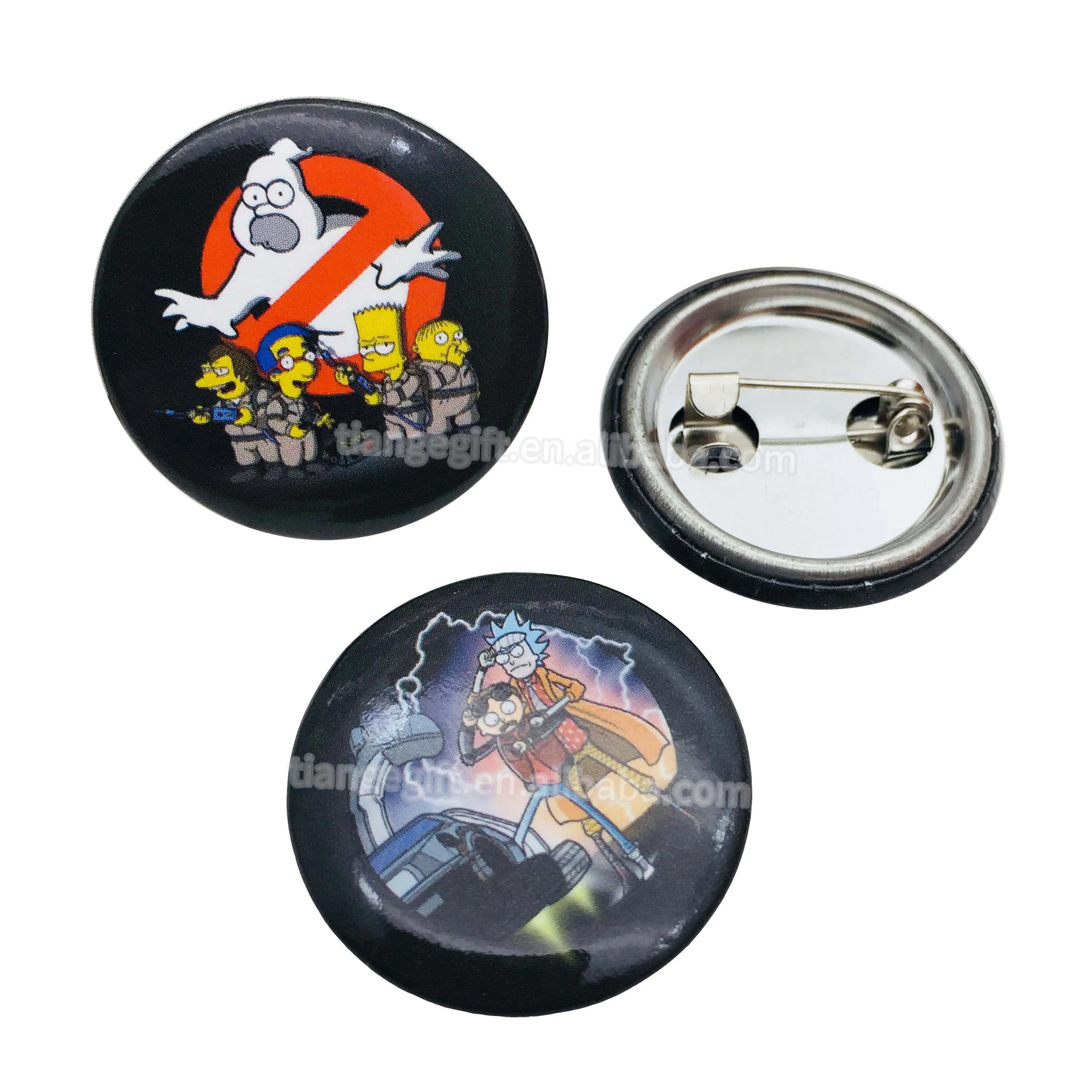 Custom Pins Metal Logo Badge Name Tag Badge 58mm Button Badge