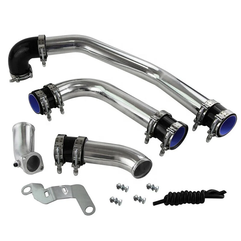 Front Mount Intercooler Piping Kit For 2008-2015 Mitsubishi Lancer Evolution EVO X 2.0L 4B11