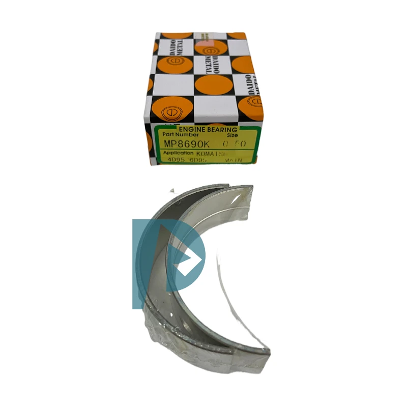 Komatsu Engine Excavator Accessories 4D95 6D95 Crankshaft Bearing RP8690k MP8690K Construction Machinery Parts