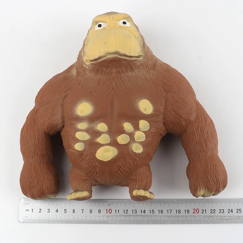 TikTok New Creative Stress Relief Toys Funny Fall Down Monkey Gorilla Squishy Stress Relief Balls Squeeze for Kids or Adults