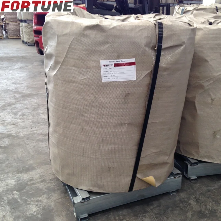 high tensile strength galvanized steel packing strapping from china manufacturer