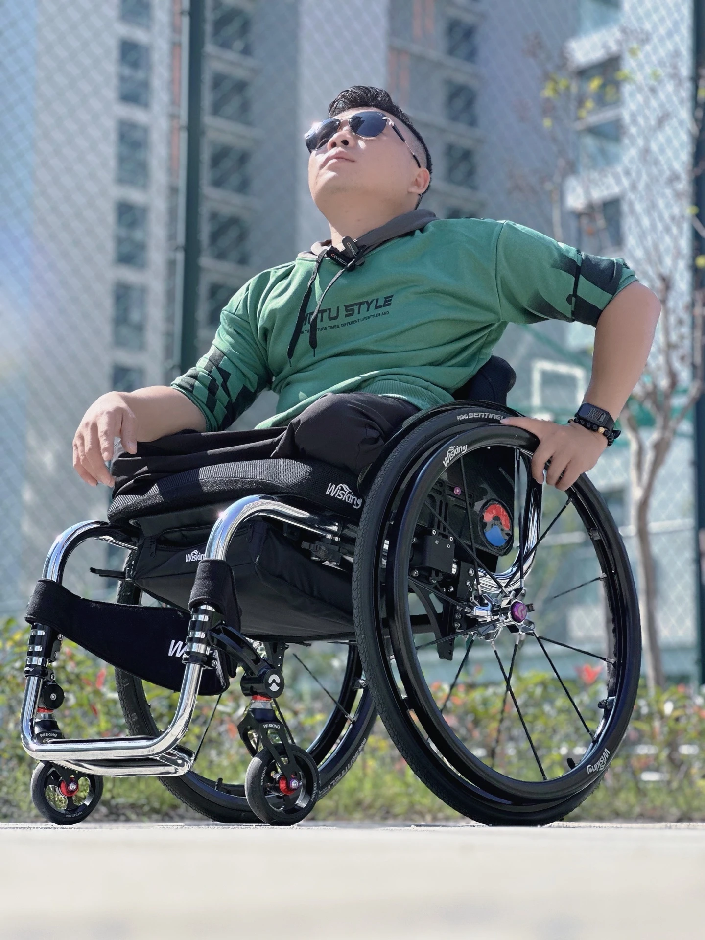 8800 wheels chair handicap wheelchair 4 inch  RUBBER Carbon FRONT WHEELS 24 inch 26 inch DRIVE WHEELS for disabled