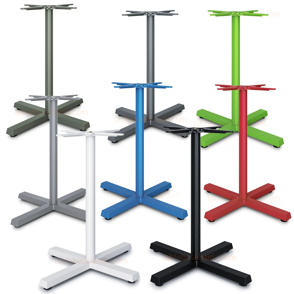Wholesale modern side coffee dining  cast iron metal table legs easy assemble adjustable height