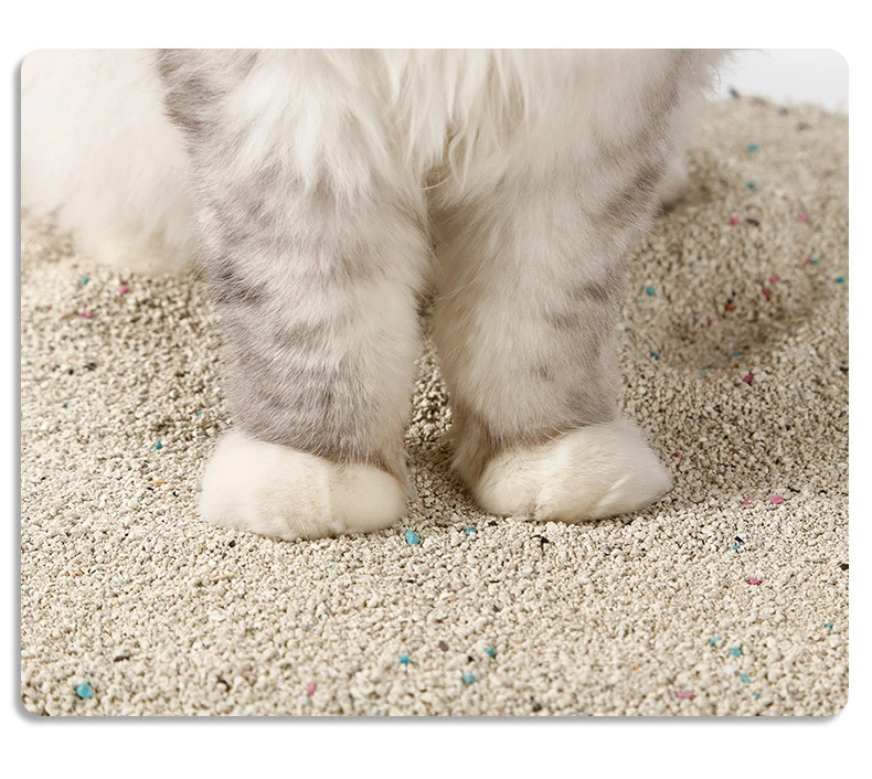 Kin Pet 100% Natural Agglomerated Sodium-Based Mineral Sand Cat Litter Low Dust Raw Ore Crushed Sand