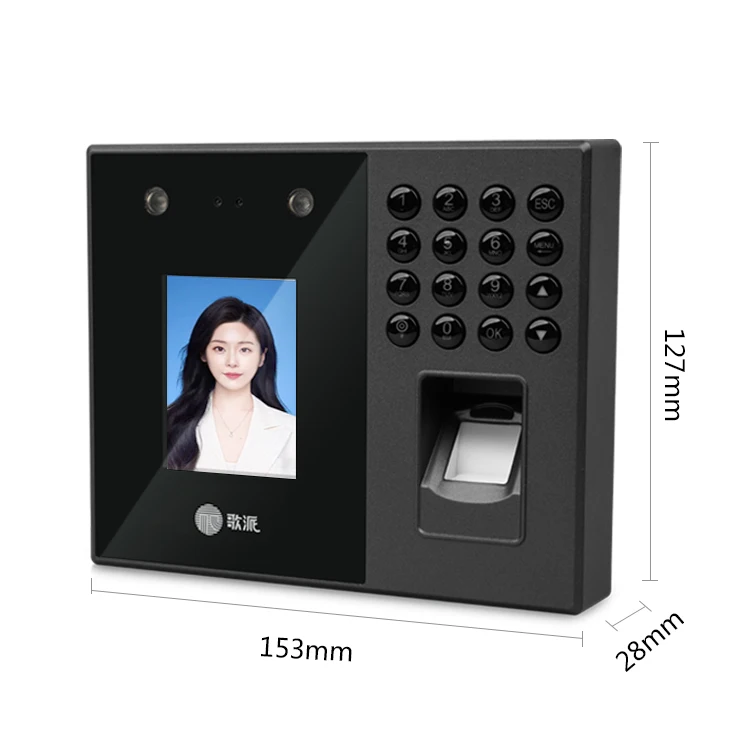 Biometrics Attendance Management System USB Flash Disk Palm Face Fingerprint Time Attendance Machine For Office And Factory