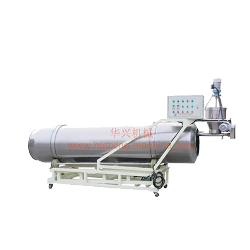 Stainless steel snacks seasoning flavor machine /drum flavoring line/flavoring machine