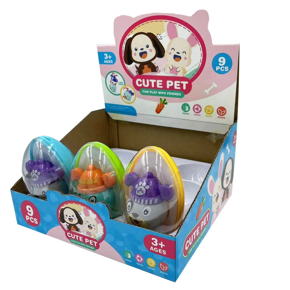 2022 New arrival mini candy dispenser surprise egg candy toys for kids playing