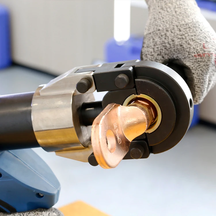 ECT-120UNV  Multifunction Hydraulic Cable Crimping Cutting Punching Nut Splitting Battery Power Tools