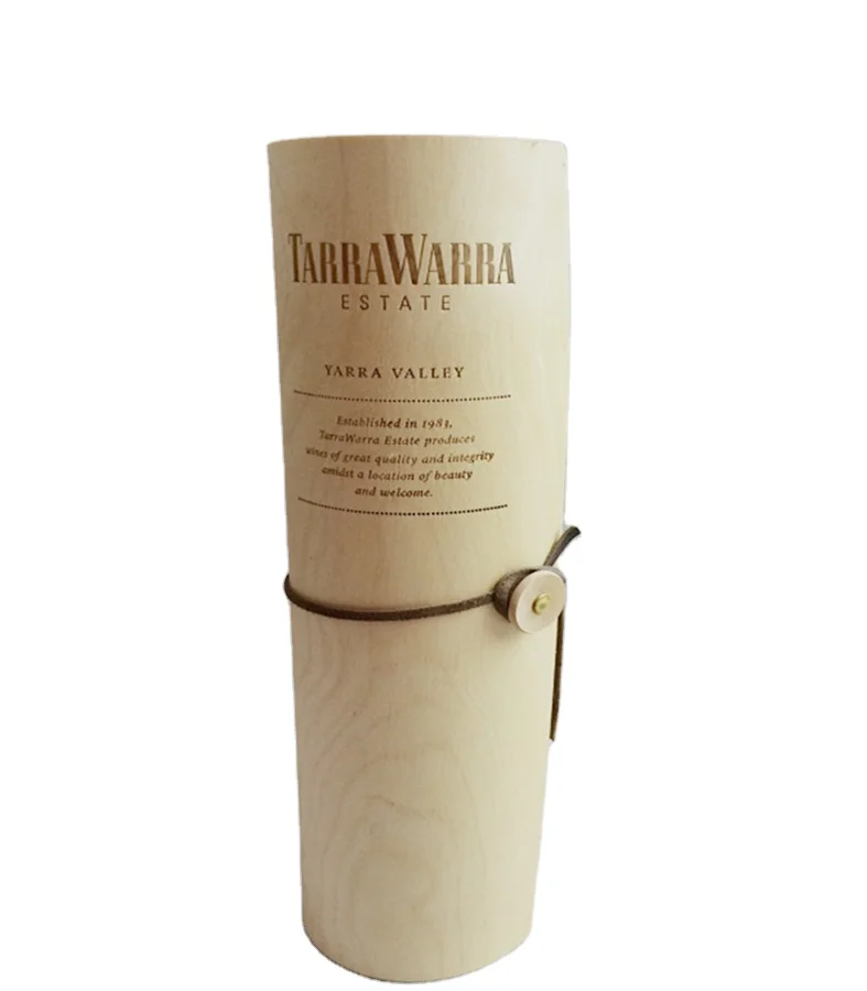 Wooden Cork Bark Packaging Wooden Box Round Storage Wooden Box Tea Cosmetics Gift Box