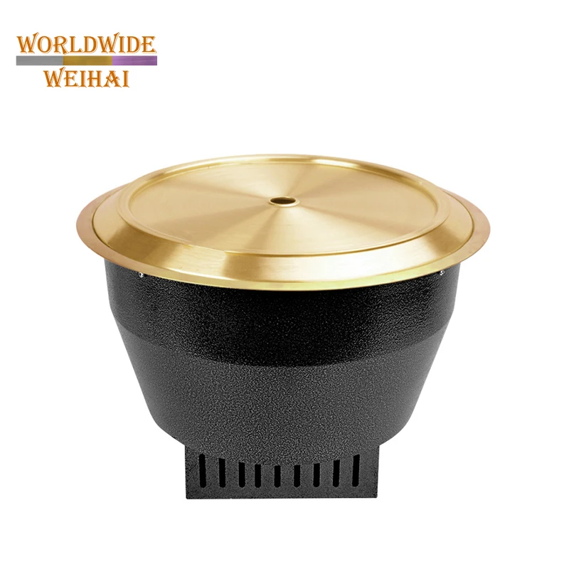 small round bbq grill/round bbq charcoal grill/round electric smokeless bbq grill