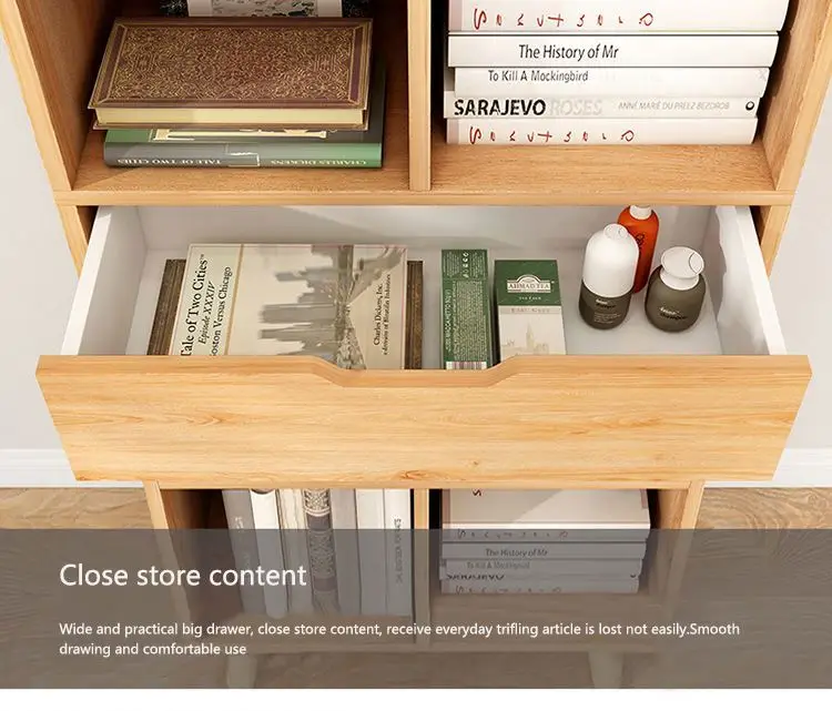 Wood Products Storage Cube Shelving acrylic bookshelff Wooden Bookcase