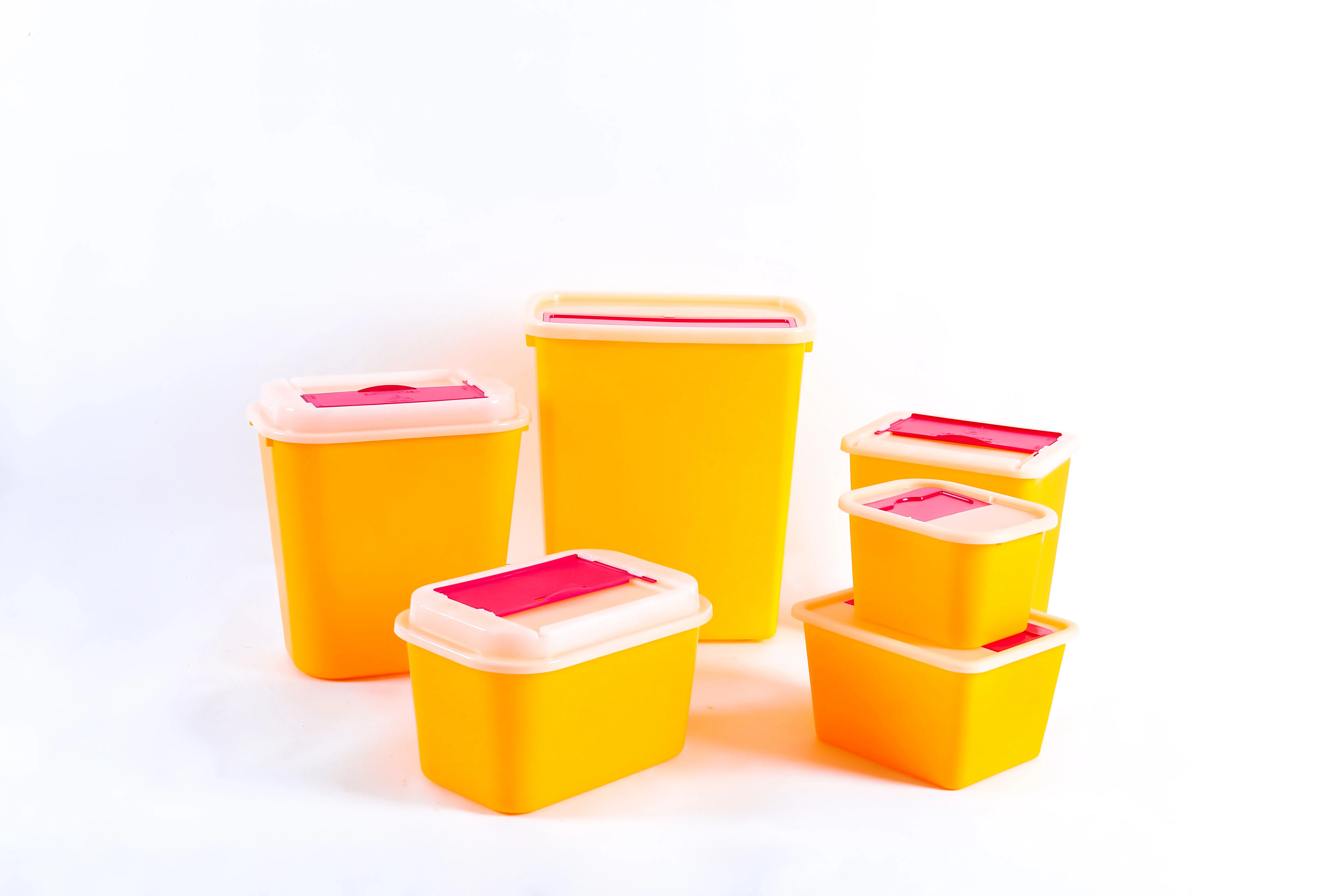 8L Hospital Disposal Syringe Needle Sharp Container Medical Waste Recycling Safety Box Disposable