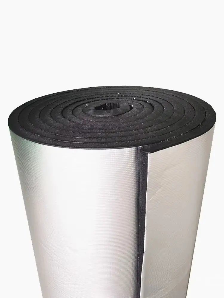 Custom Aluminum Foil Rubber Plastic Foam Insulation Pipe For Duct And Refrigeration Systems