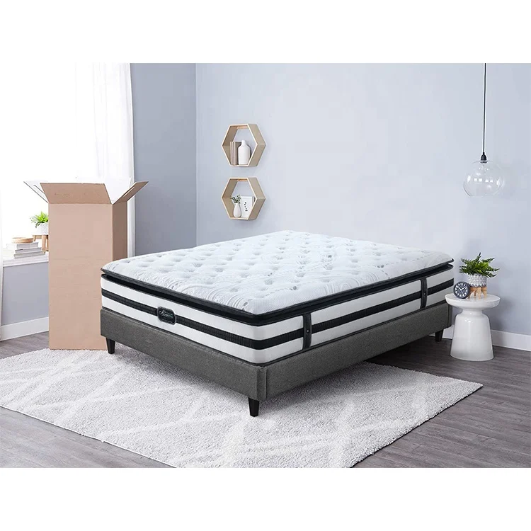 Sweet night health super king size cooling gel memory foam pocket spring mattress for pregnant women