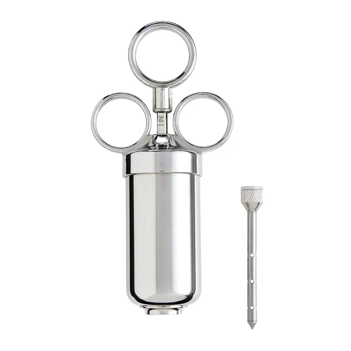 Kitchen Tool 2-oz Stainless Steel Roasting Meat Marinade Injector Needle BBQ Accessories