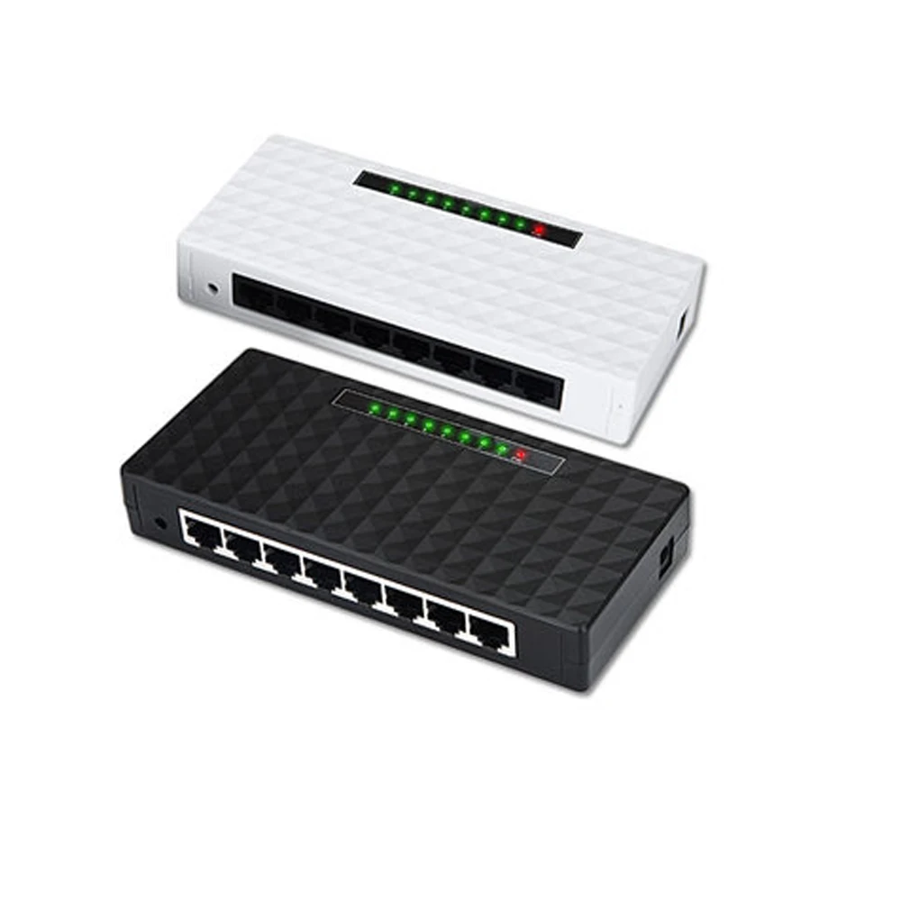 Коммутатор Настольный Rj45 Lan 5 портов