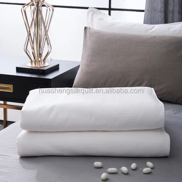 Hot Sale Luxury All Season Cotton Fabric Duvet Hotel Comforter White Goose Down Filling Quilt