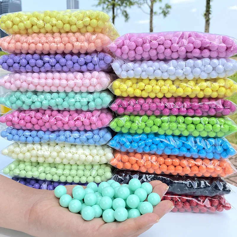 Acrylic round plastic candy colors marbles rubber beads for Jewelry Making DIY Charm Necklace Bracelet