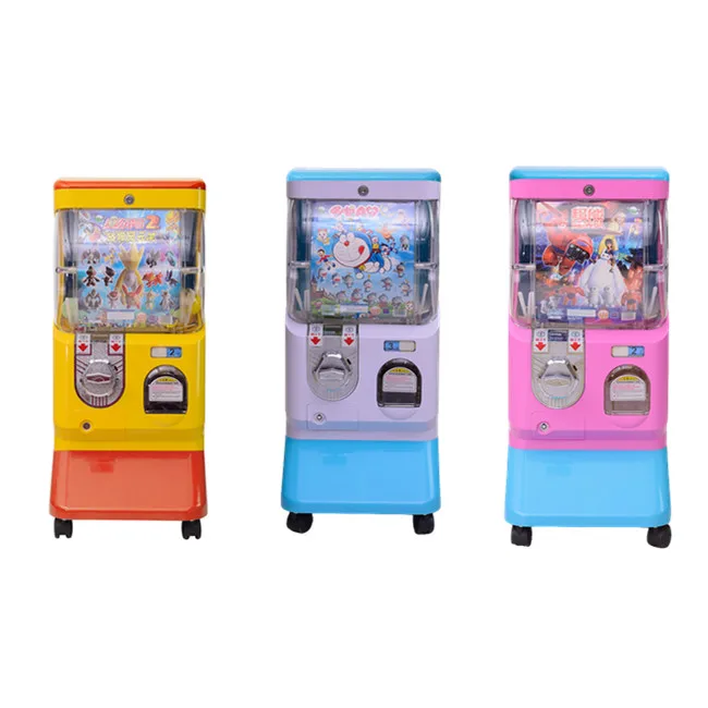 Cheap Machines Bouncing Ball Vending Toys Pinball Candy Machine Gumball Capsule Toy Frog Style Small Gashapon