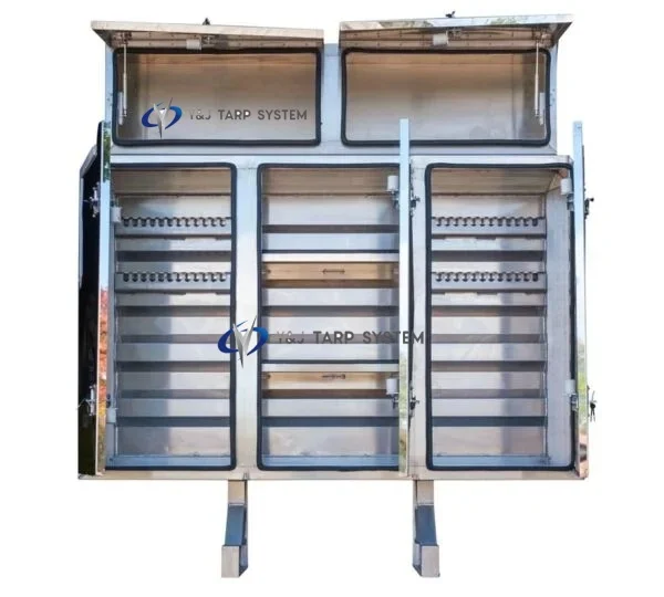 High Quality Five Door Mirror Surface Aluminum Headache Rack Cab Guard Racks Vaulted Enclosure