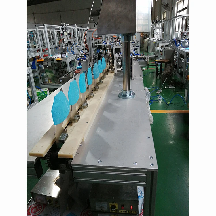 
Chinese factory KN95 N95 ultrasonic face mask ear loop welding machine/mask machine/disposable mask making machine 