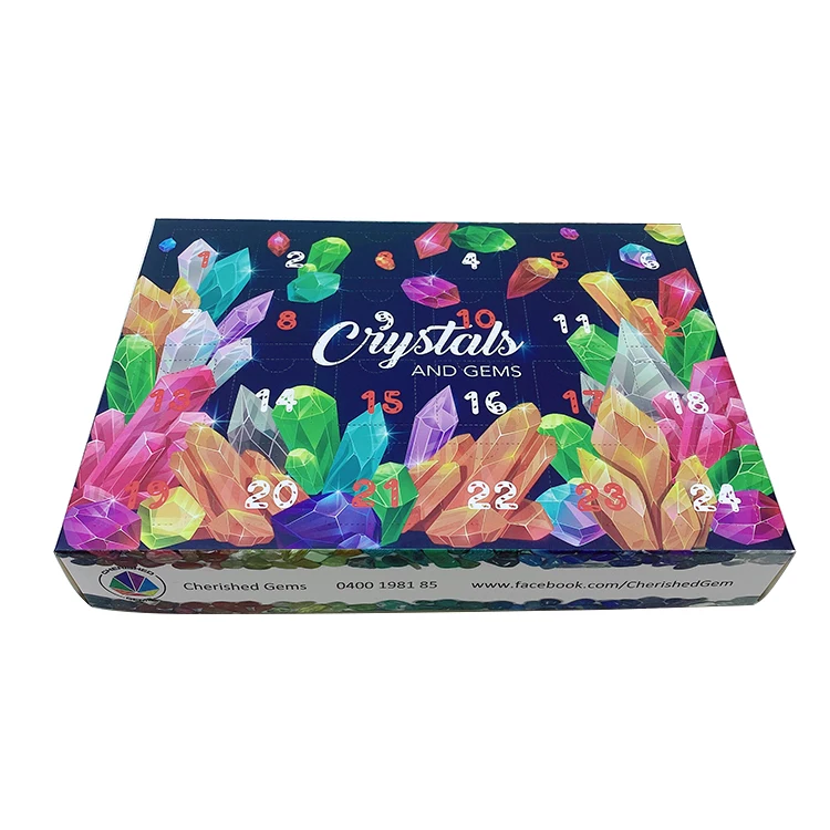 Hot trending products custom design surprise packaging luxury advent calendar box