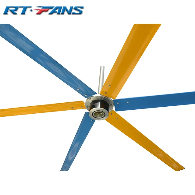 RTFANS Best Selling 6 blades HVLS in Thailand commercial ceiling fan