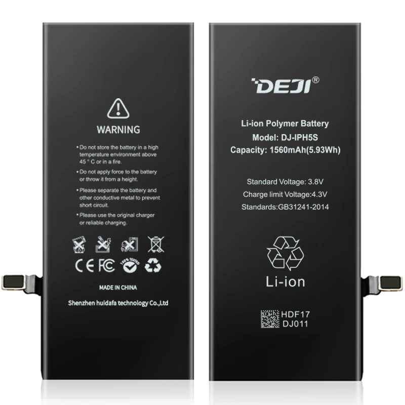 DEJI High capacity extends talk time battery for iphone 5s